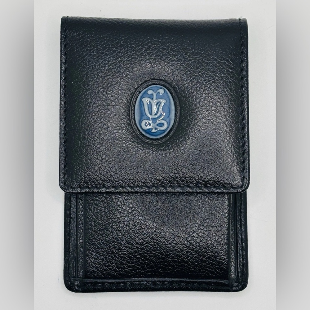 Vtg. Lladro Society Collector Leather Coin Purse & Key Chain W/ Dust Cover~New - Picture 3 of 9